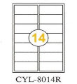 A4 Computer Label (14pcs with border) (CYL-8014R)