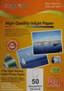 210g Inkjet High Glossy Paper 50pk (GS-210-B)