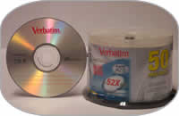 Verbatim CD-R 80 Min 50 Pk 52x (P/N:94691)