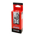 Genuine Lexmark Inkjet Cartridge No.34 Black